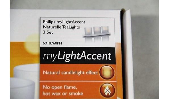 Nieuwe candle light 3 lampenset PHILIPS, type 6918760PH